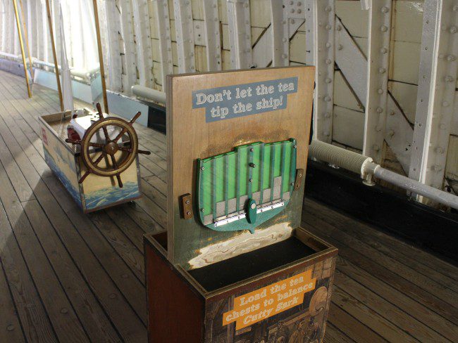 Activities aboard the Cutty Sark
