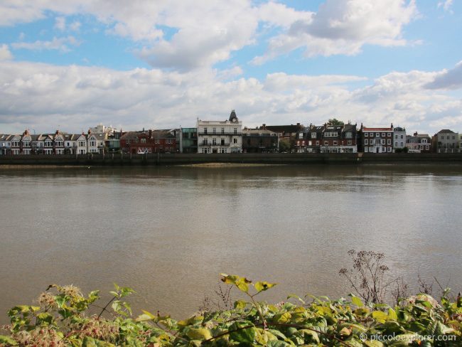 View of Barnes from Chiswick Thames Path