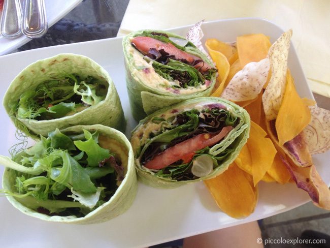 Vegetable Wrap at Moana Surfrider Waikiki Beach Bar