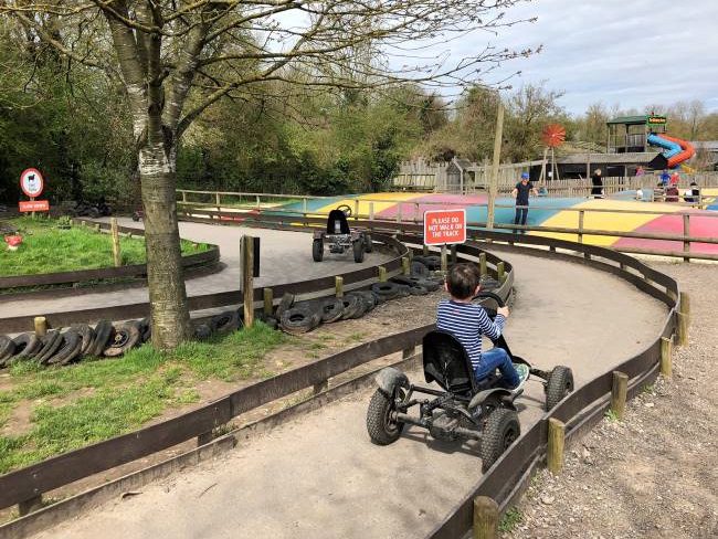 Go Kart Racing Bocketts Farm Park Surrey