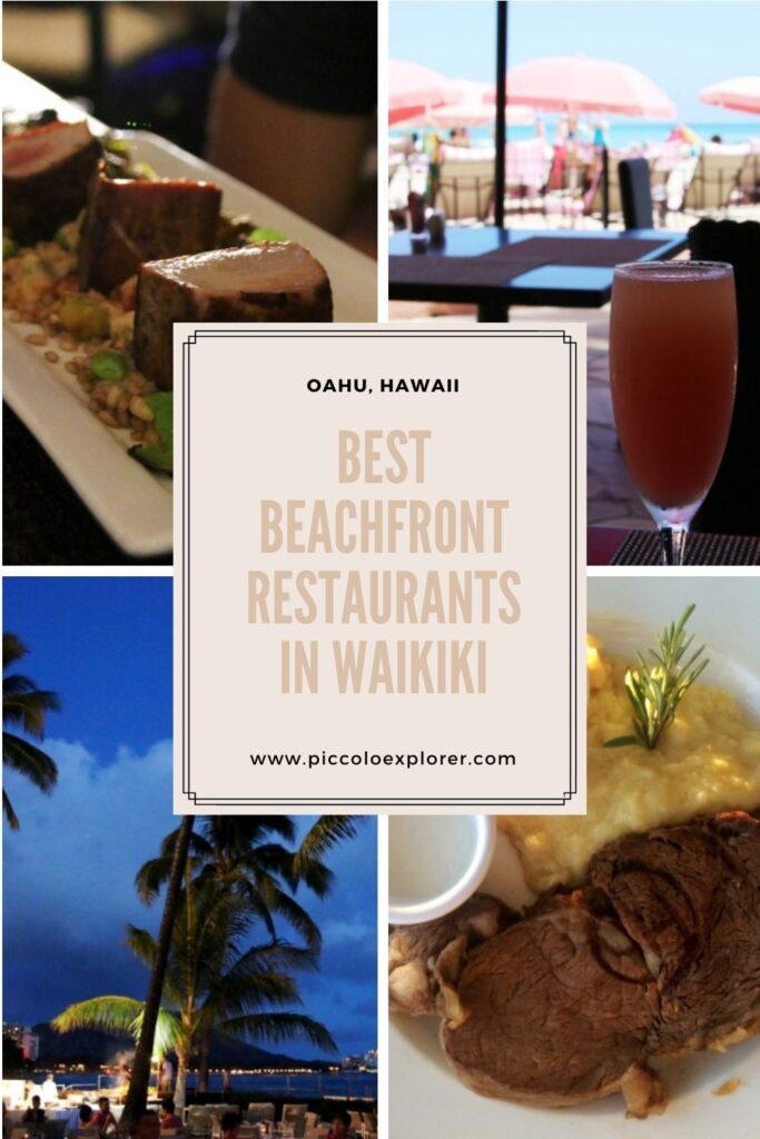 Beachfront Restaurants in Waikiki