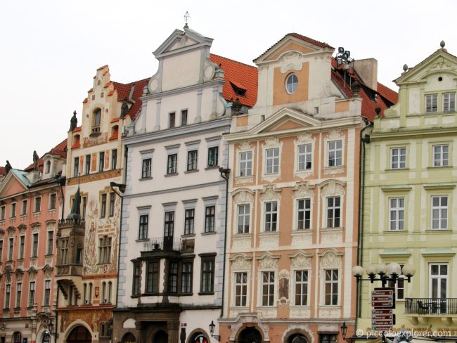 Buildings in Old Town Square Prague