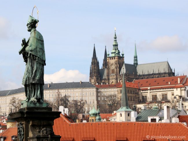 John of Nepomuk Statue on Charles Bridge Prague