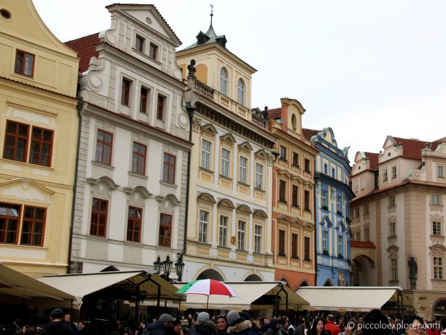 Buildings in Prague Old Town