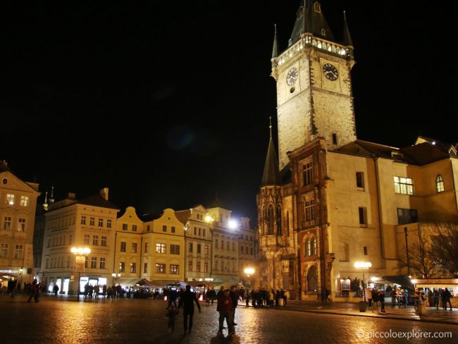 Old Town Prague at night