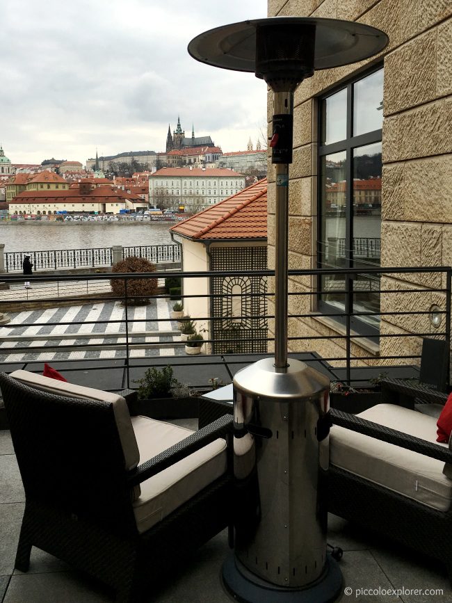 Prague Castle view from CottoCrudo Four Seasons