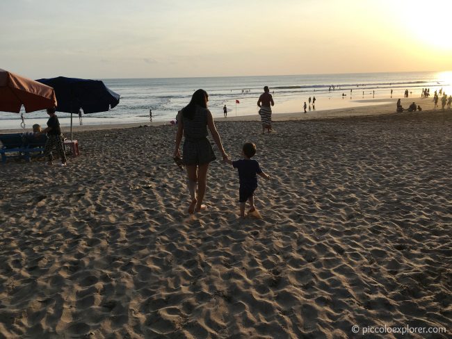 Sunset at Legian Beach, Bali