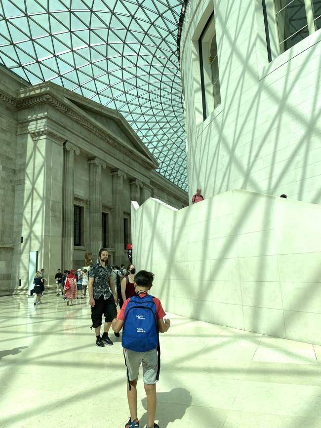 British Museum London activity backpacks for families