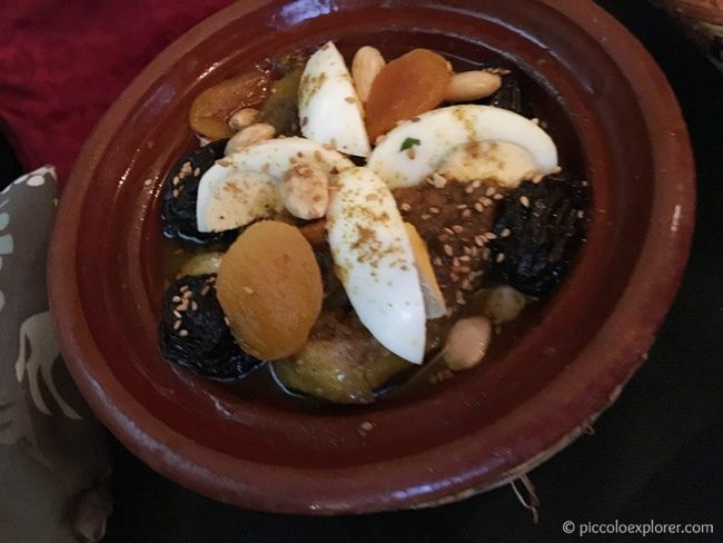 Lamb and prune tagine at Restaurante Arrayanes, Granada