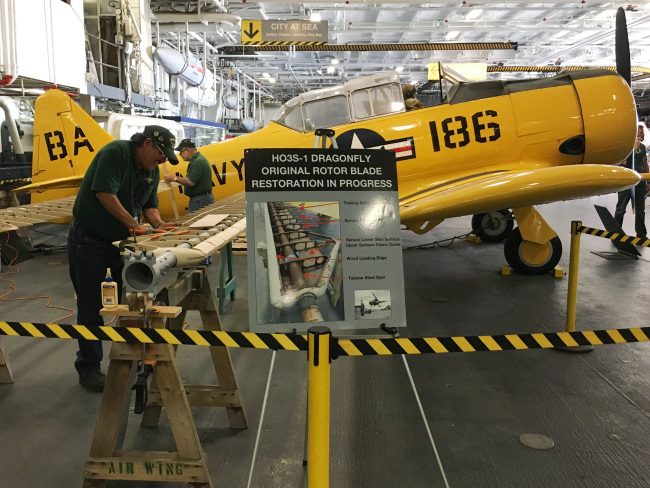 uss midway inside