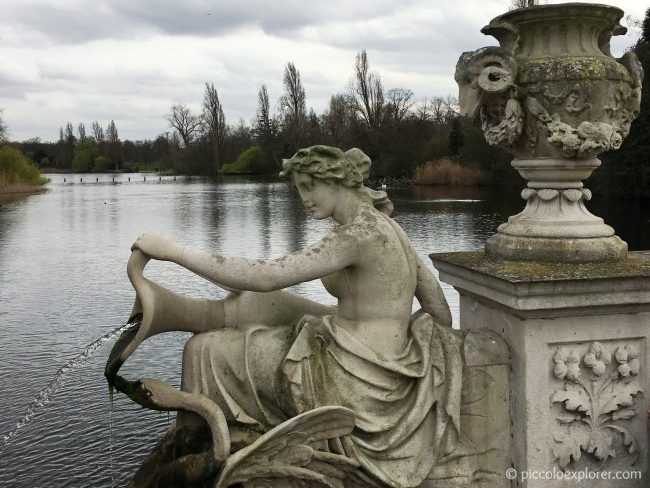 Tazza Fountain in the Italian Gardens, Kensington Gardens, London