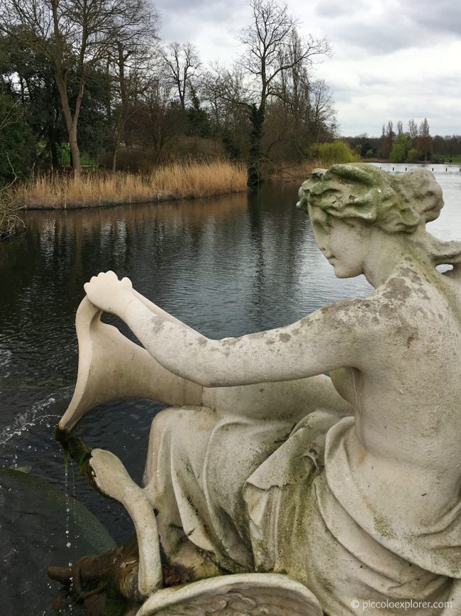 Tazza Fountain in the Italian Gardens, Kensington Gardens, London