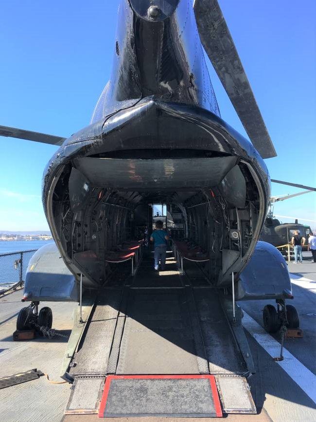 Rescue Helicopter USS Midway