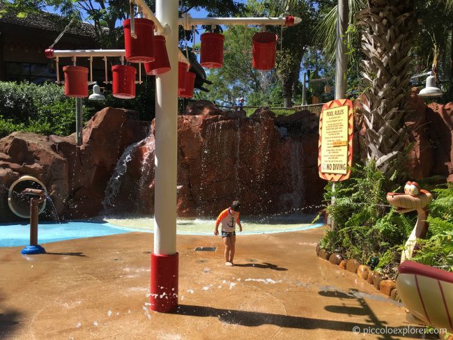 Kid's Pool area at Kidani Village, Animal Kingdom Lodge, Walt Disney World, Florida