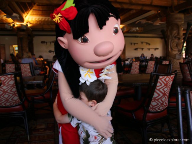 Breakfast with Lilo & Stitch at 'Ohana Restaurant, Disney's Polynesian Village Resort