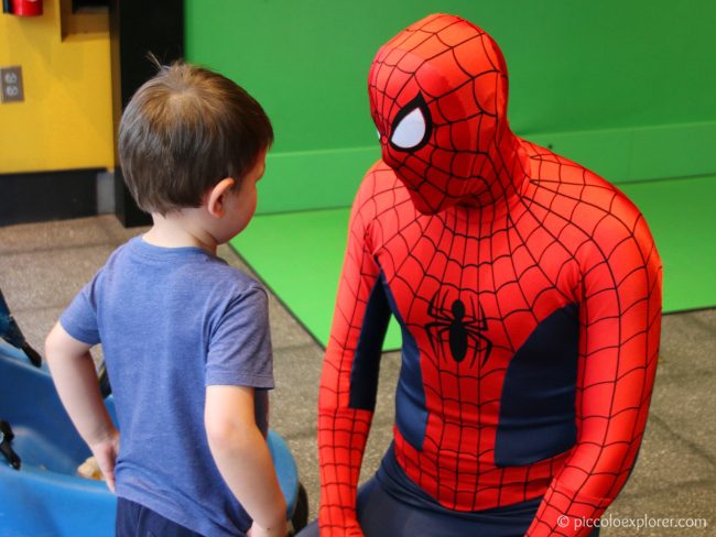 Meeting Spider-Man at Universal's Islands of Adventure, Orlando, Florida