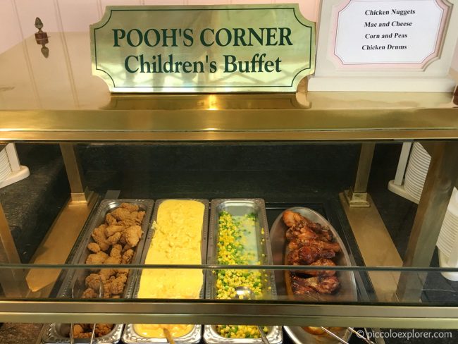 Children's Buffet at the Crystal Palace Lunch with Pooh + Friends, Magic Kingdom