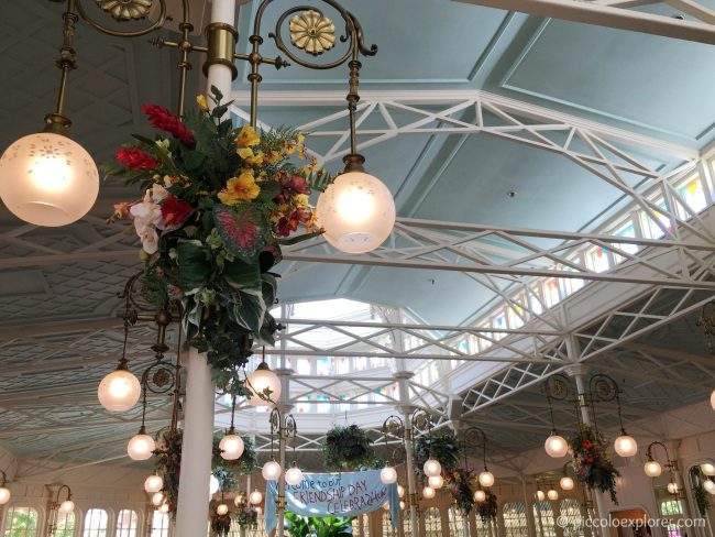 Beautiful interior at Crystal Palace, Magic Kingdom