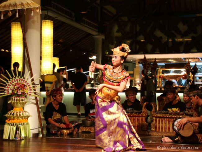 Balinese dance performance, Padma Resort Legian, Bali