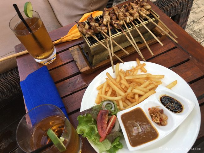 Poolside Meal, Padma Resort Legian, Bali