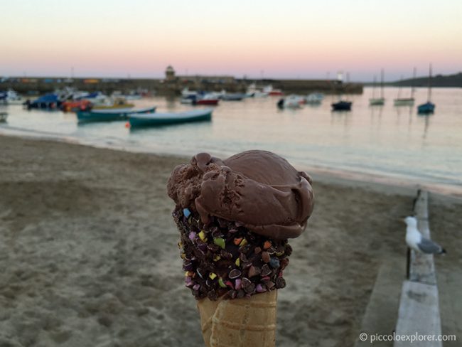 Moomaid of Zennor Ice Cream, St Ives Harbour, Cornwall