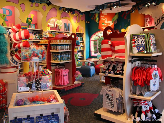 Dr. Seuss souvenirs at Seuss Landing, Universal's Islands of Adventure