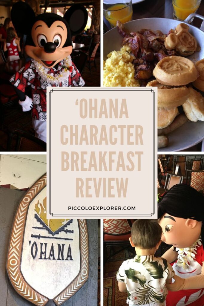 Ohana Best Friends Character Breakfast Review