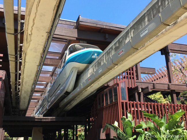 Monorail at Polynesian Village Resort, Walt Disney World