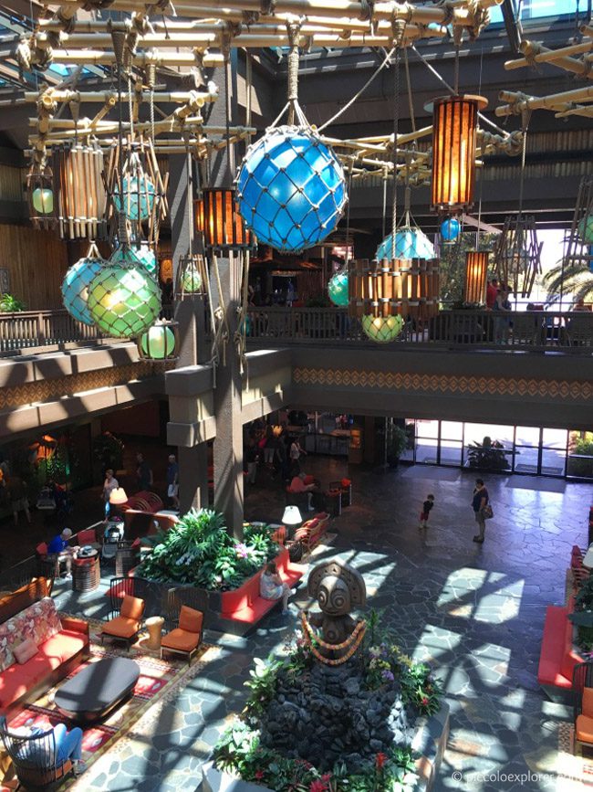 Lobby at Polynesian Village Resort, Walt Disney World