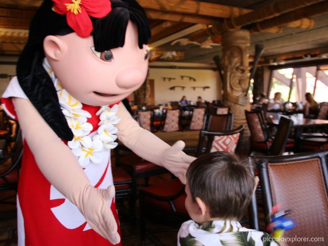 Lilo at 'Ohana Character Breakfast, Polynesian Village Resort, Walt Disney World