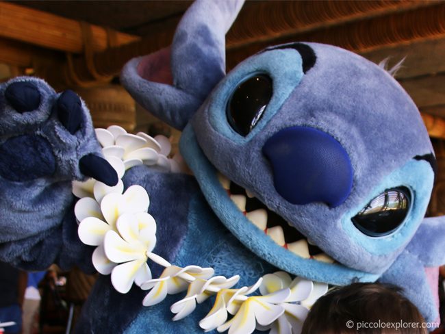 Stitch at 'Ohana Character Breakfast