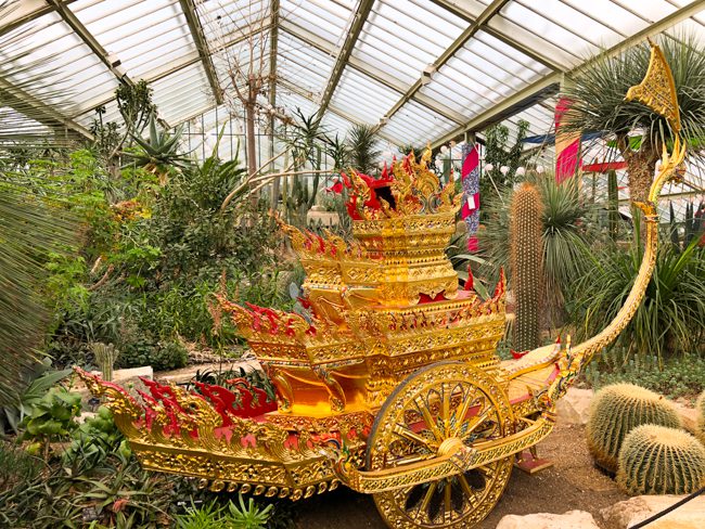 Kew Gardens Orchid Festival Thai cart