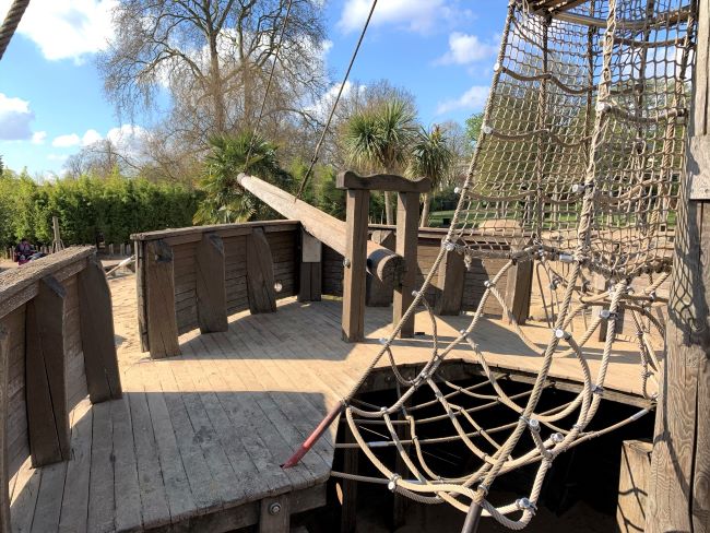 Pirate playground in Kensington Gardens