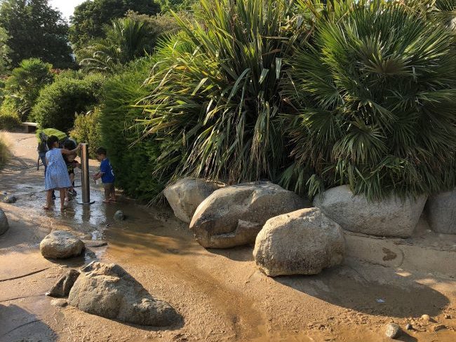 Water play at Lady Diana playground