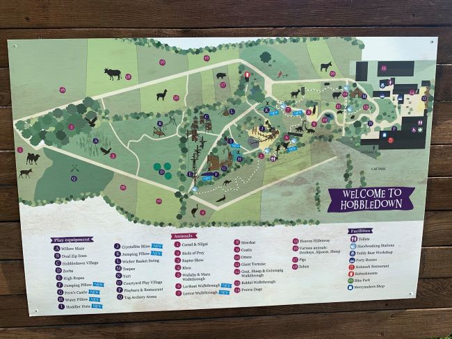 Map of Hobbledown Park