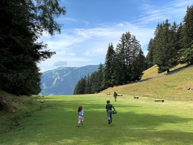 Family day out at Parc de Merlet