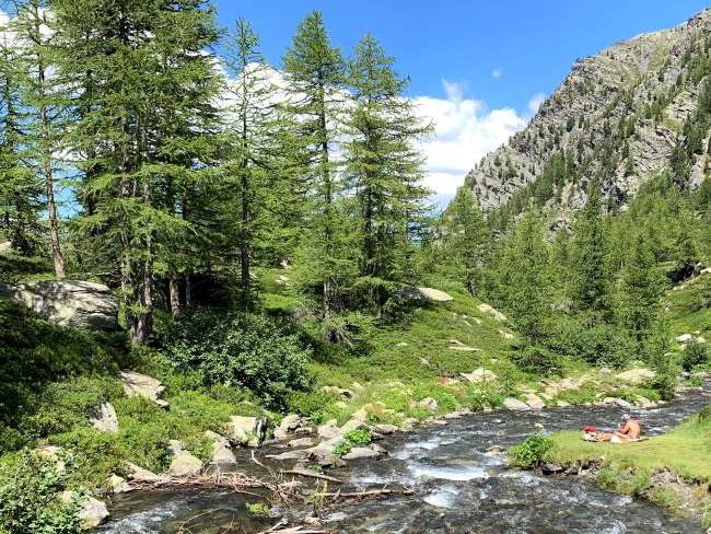 Morgex Lago d'Arpy Aosta valley