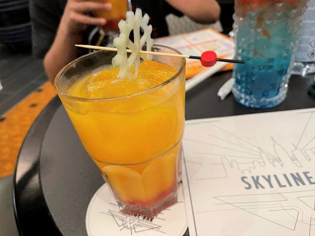 Non-alcoholic drinks at Skyline Bar
