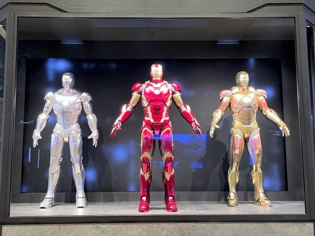 Ironman Display Hotel New York Art of Marvel
