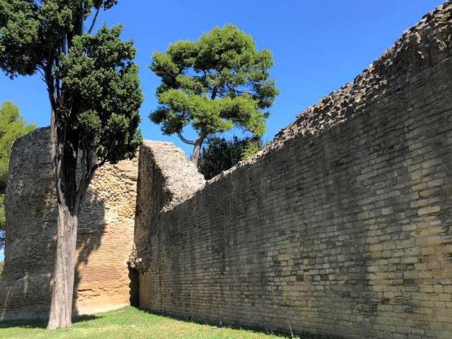 Augustus Roman Walls Fano Italy
