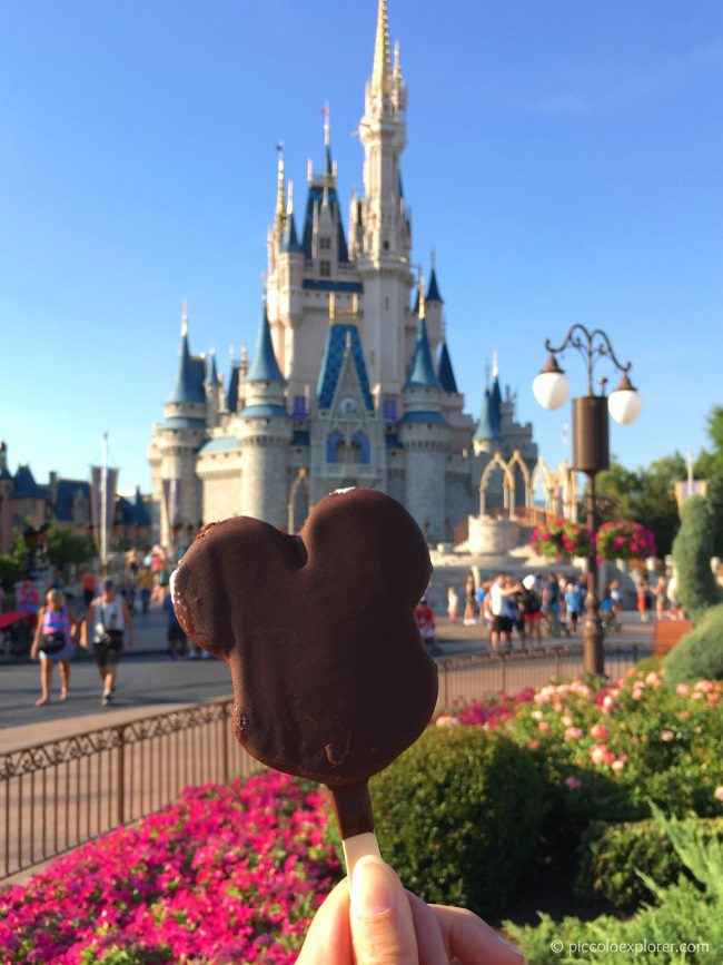 Mickey ice cream Cinderella Castle