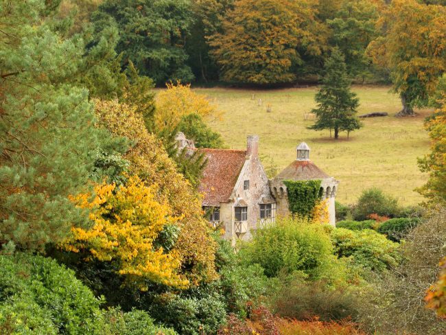 Autumn colours at Scotney Castle Kent
