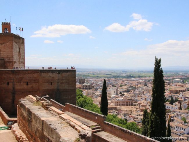 Alcazaba Alhambra Granada with Kids