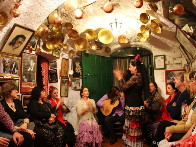 Flamenco Sacromonte Caves in Granada, Spain