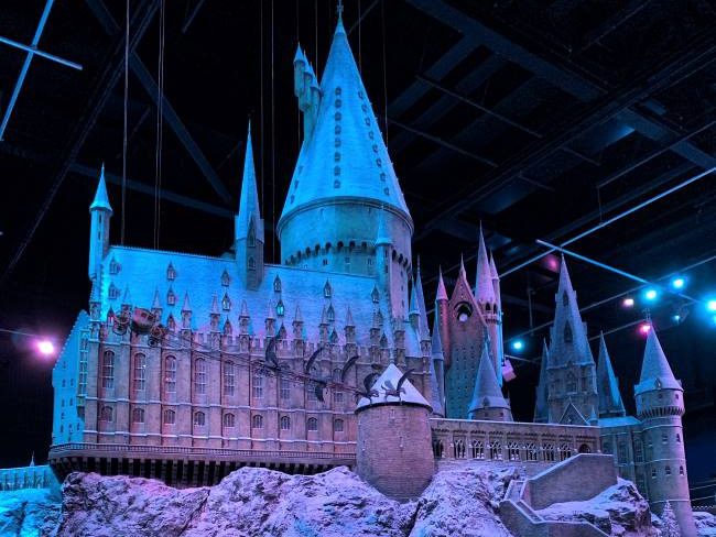 Hogwarts Castle Model Christmas