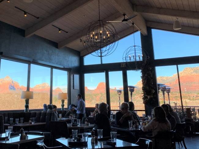 Hudson Restaurant Sedona Red Rock Views