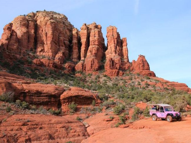Pink Jeep tours Sedona