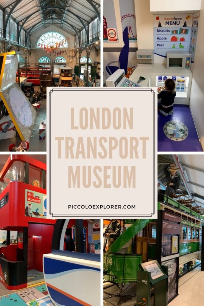 London Transport Museum with kids