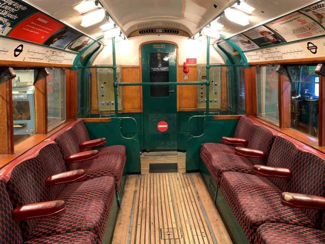 Tube Train Carriage London Transport Museum