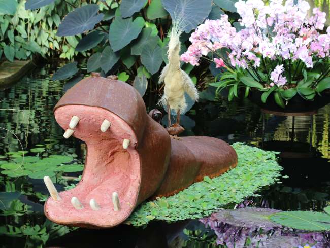 Hippo Sculpture Royal Botanic Gardens Kew London